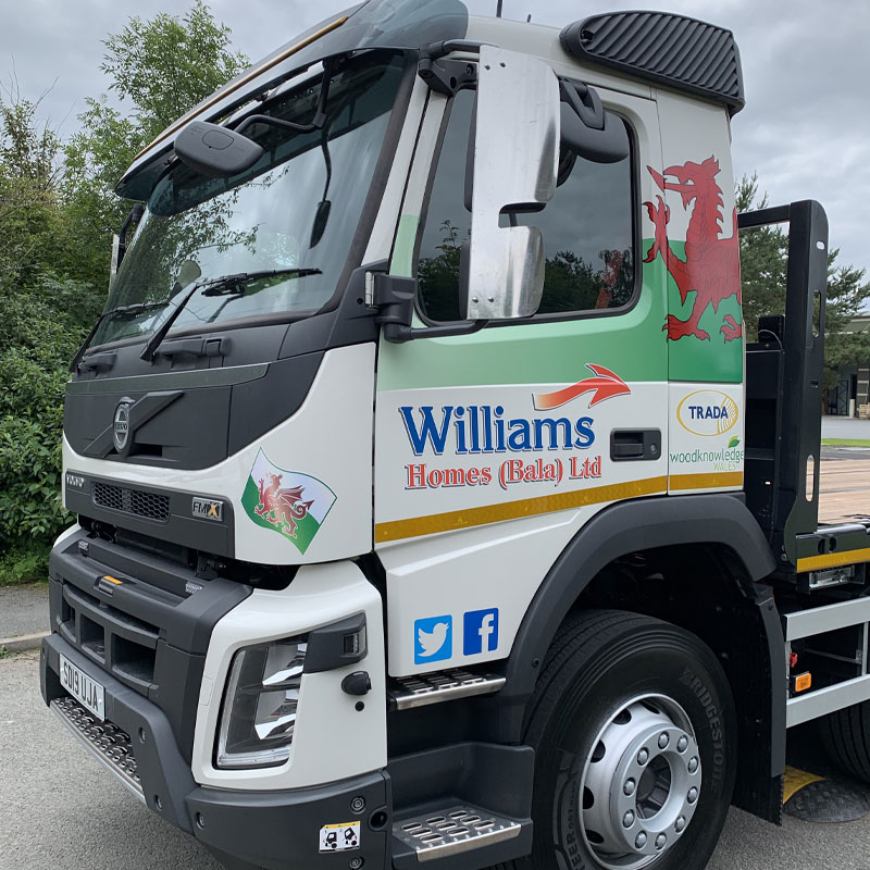 Williams Homes Bala Ltd lorry