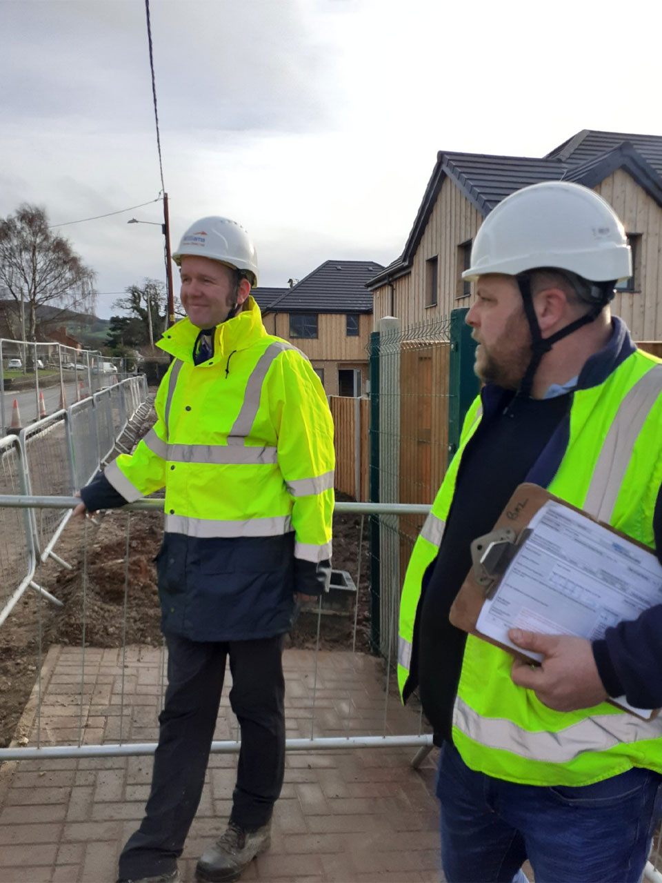Gweithwyr Williams Homes